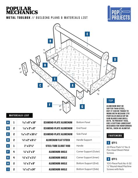 metal tool box plans blueprints|all metal tool box plans.